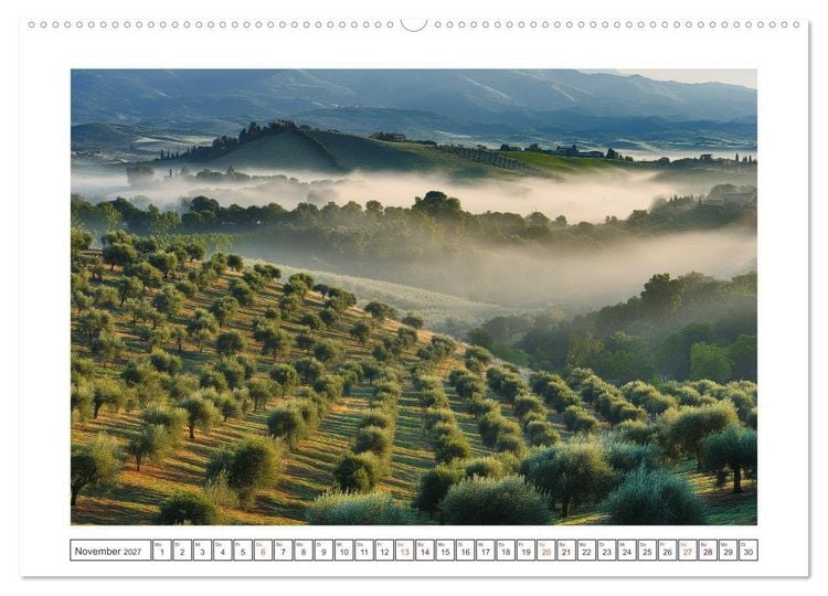 Produktbild: Die Magie der Olivenhaine (Wandkalender 2027 DIN A2 quer), CALVENDO Monatskalender