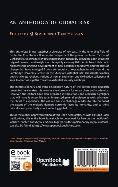 Produktbild: An Anthology of Global Risk