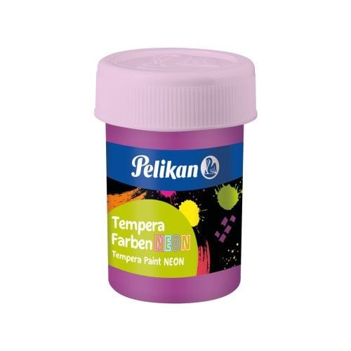 Produktbild: Pelikan Temperafarben NEON, 6 Schulmalfarben je 20ml