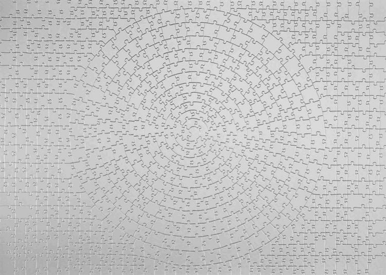 Produktbild: Ravensburger Puzzle 12000071 - Krypt Puzzle Silber - Puzzle mit 654 silbernen Teilen, tolle Herausforderung f&uuml;r Puzzle-Profis ab 14 Jahren