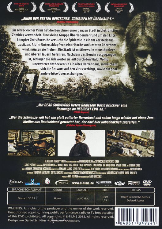 Produktbild: Dead Survivors - Uncut