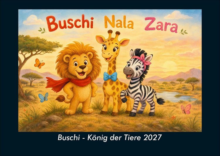 Produktbild: Buschi - K&ouml;nig der Tiere 2027 Fotokalender DIN A4