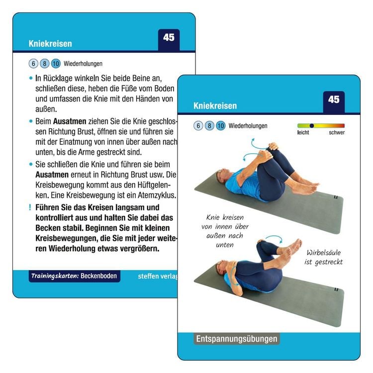 Produktbild: Trainingskarten Beckenboden