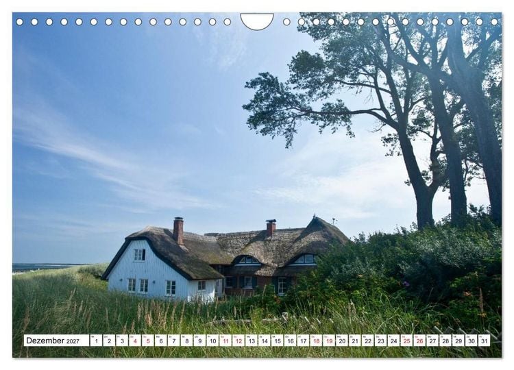 Produktbild: Fischland-Dar&szlig;-Zingst - Momente einer Reise (Wandkalender 2027 DIN A4 quer), CALVENDO Monatskalender