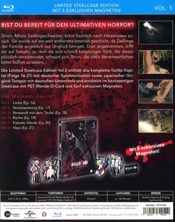 Produktbild: Higurashi Vol.5 (Steelcase Edition)