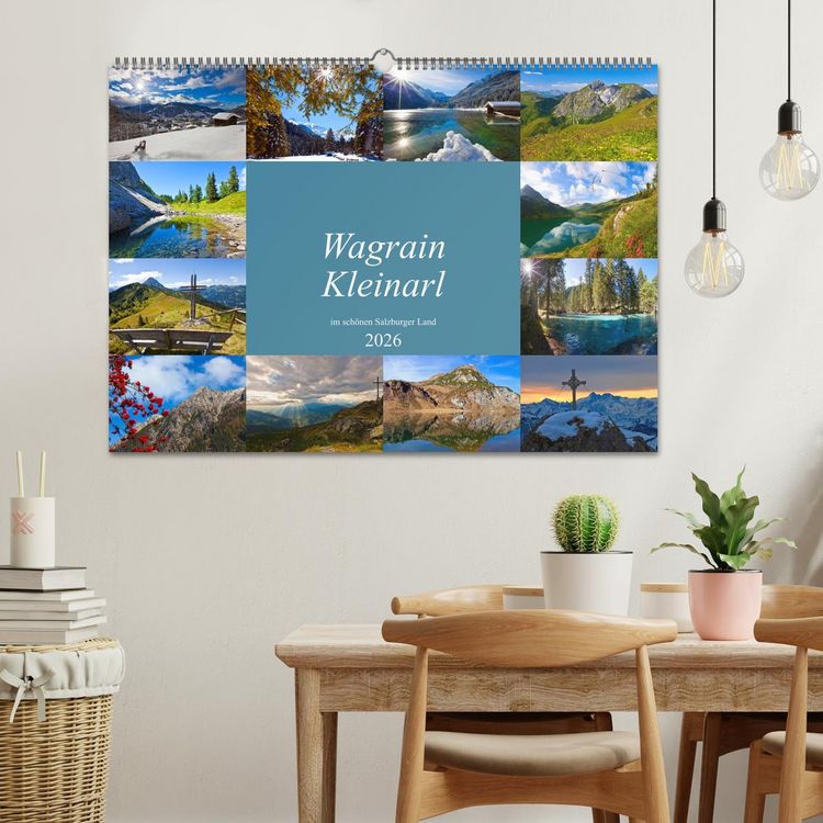 Produktbild: Wagrain Kleinarl im sch&ouml;nen Salzburger Land (Wandkalender 2026 DIN A2 quer), CALVENDO Monatskalender