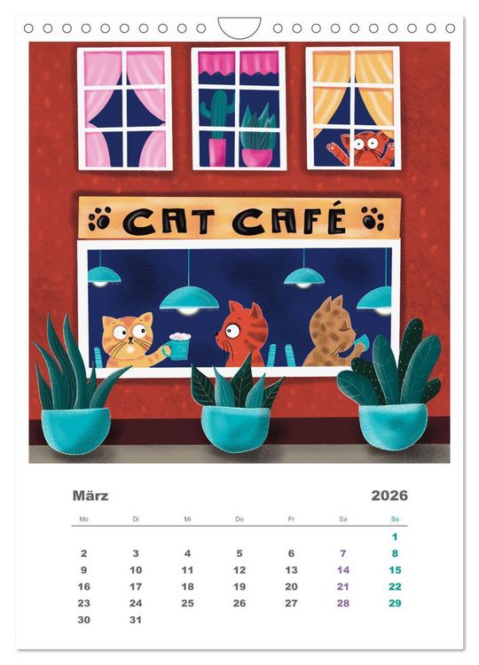 Produktbild: Leopold der Dritte - Ein Kater zum Knuddeln (Wandkalender 2026 DIN A4 hoch), CALVENDO Monatskalender
