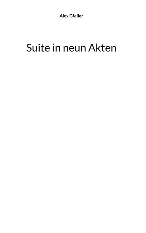 Produktbild: Suite in neun Akten