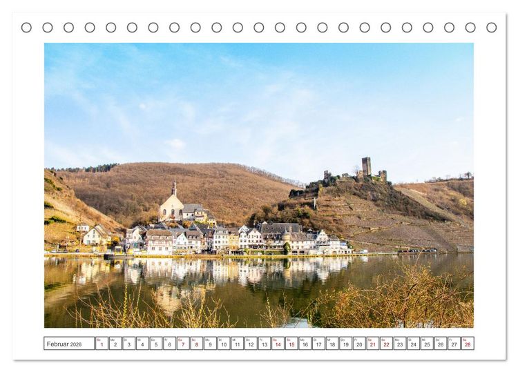 Produktbild: Die Mosel erwacht aus Ihrem Winterschlaf (Tischkalender 2026 DIN A5 quer), CALVENDO Monatskalender