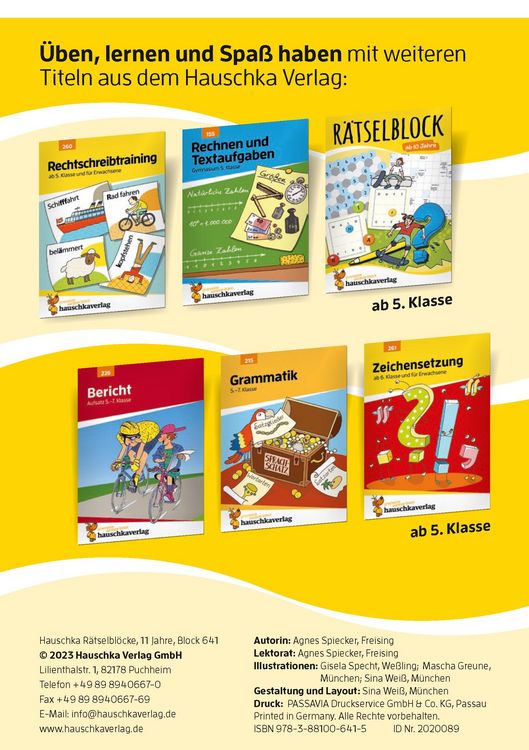 Produktbild: R&auml;tselblock ab 11 Jahre