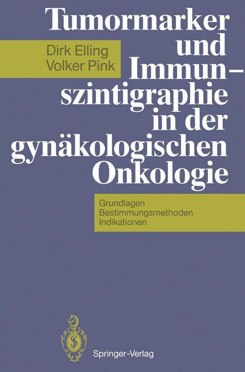 Produktbild: Tumormarker und Immunszintigraphie in der gyn&auml;kologischen Onkologie