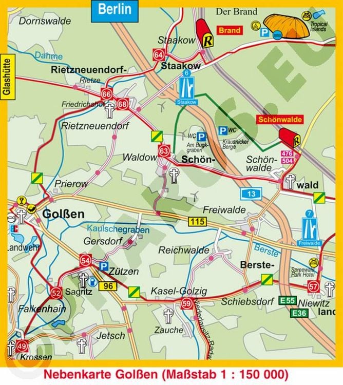 Produktbild: Pharus-Plan Spreewald 1:40000