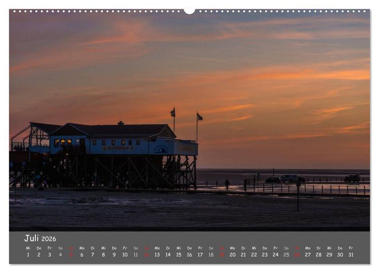 Produktbild: Mein St.Peter-Ording (hochwertiger Premium Wandkalender 2026 DIN A2 quer), Kunstdruck in Hochglanz