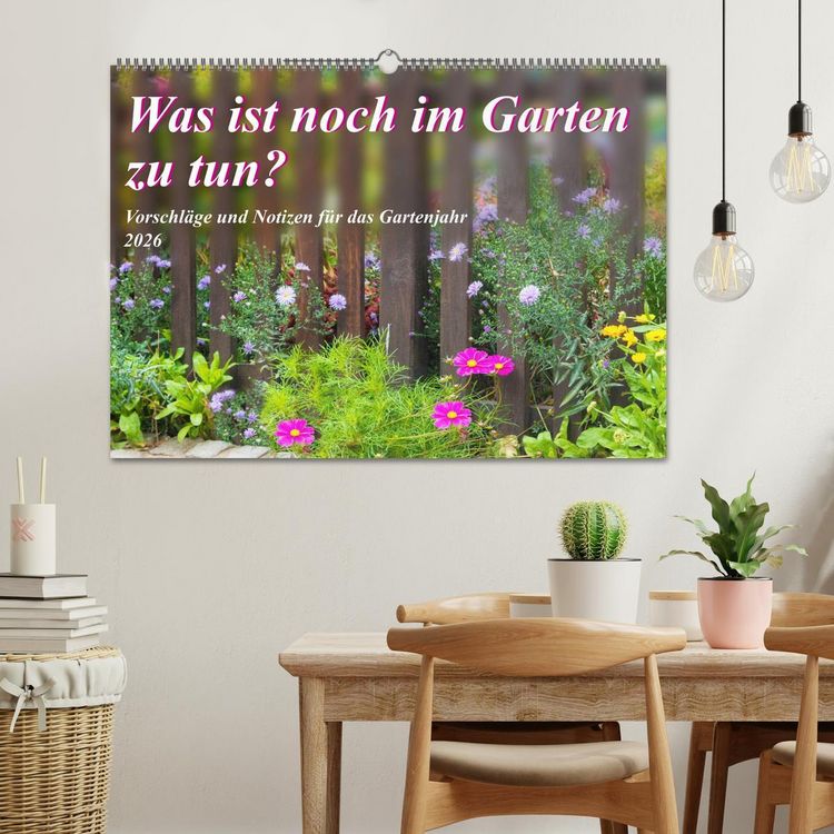 Produktbild: Was ist noch im Garten zu tun? (Wandkalender 2026 DIN A2 quer), CALVENDO Monatskalender