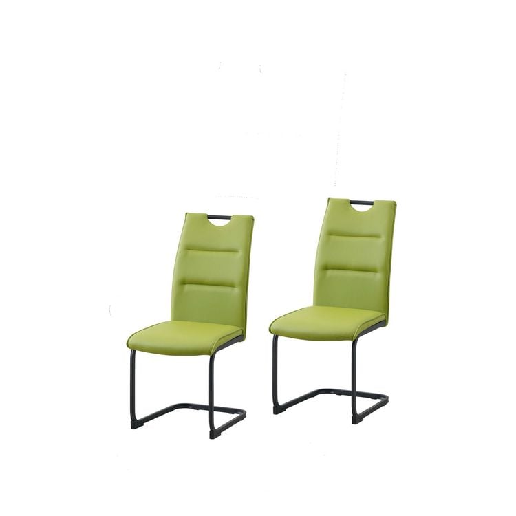Produktbild: HTI-Living Schwingstuhl 2er Set PU gr&uuml;n DannyP Schwingstuhl 2er Set PU gr&uuml;n DannyP