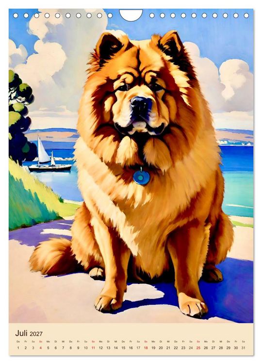 Produktbild: Der Chow Chow (Wandkalender 2027 DIN A4 hoch), CALVENDO Monatskalender