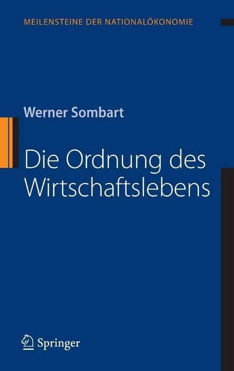 Produktbild: Die Ordnung des Wirtschaftslebens