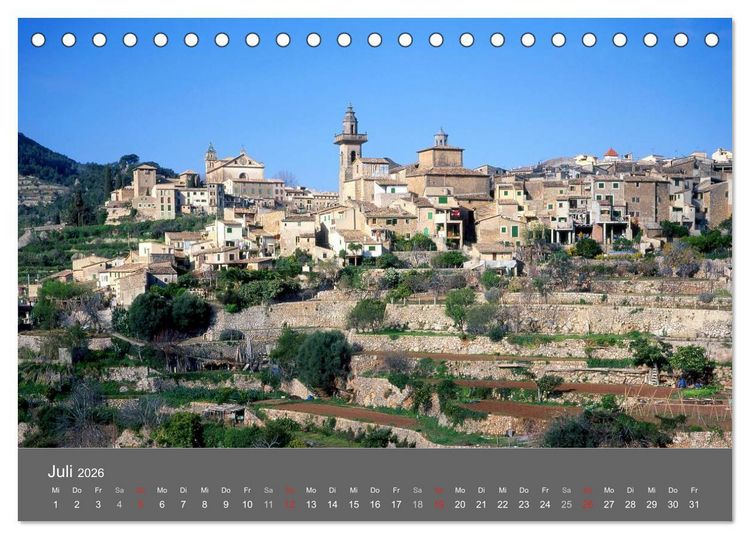 Produktbild: Trauminsel Mallorca (Tischkalender 2026 DIN A5 quer), CALVENDO Monatskalender