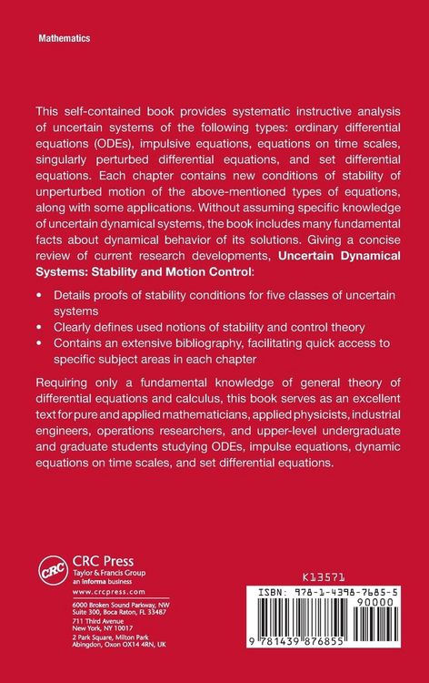 Produktbild: Uncertain Dynamical Systems