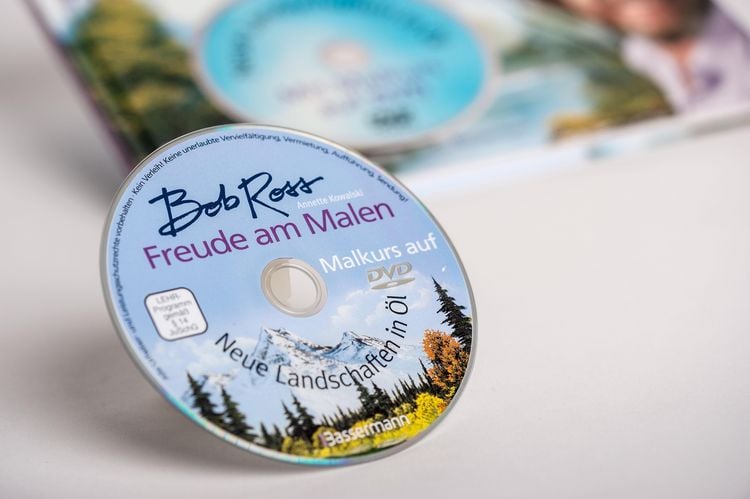 Produktbild: Freude am Malen-Set. Neue Landschaften in &Ouml;l. Ein Malkurs in Buch und auf DVD