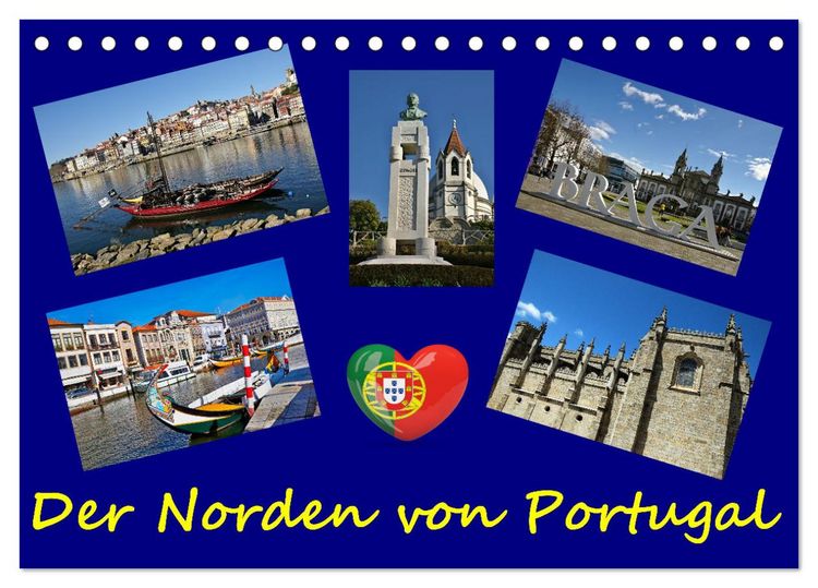 Produktbild: Der Norden von Portugal (Tischkalender 2026 DIN A5 quer), CALVENDO Monatskalender