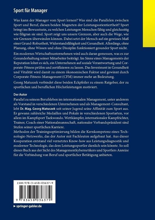 Produktbild: Sport f&uuml;r Manager