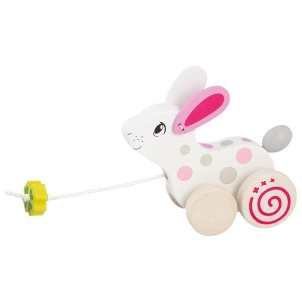 Produktbild: Goki 54897 - Ziehtier Hase, Holz, 12 cm
