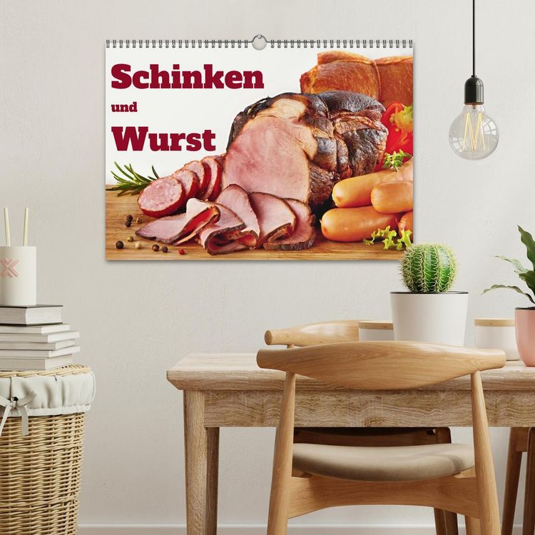 Produktbild: Schinken und Wurst (Wandkalender 2026 DIN A3 quer), CALVENDO Monatskalender