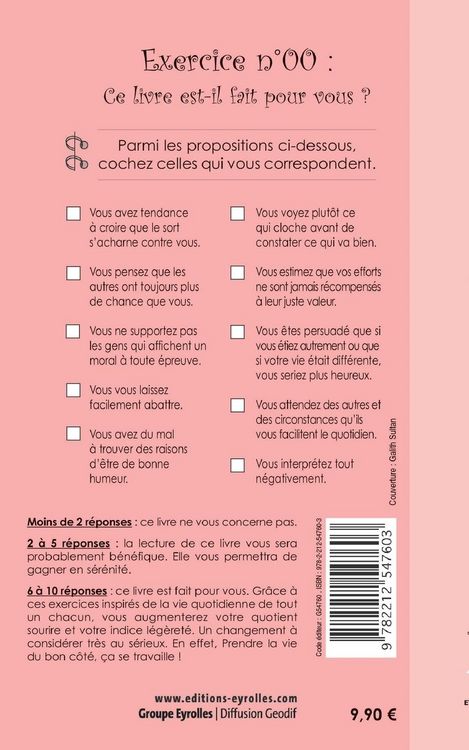 Produktbild: 50 exercices pour prendre la vie du bon c&ocirc;t&eacute;
