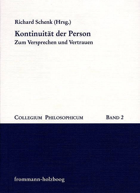 Produktbild: Kontinuit&auml;t der Person