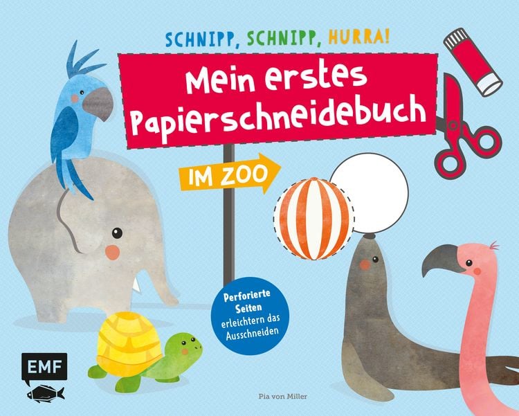 Bild vom Artikel Schnipp, schnipp, hurra! Mein erstes Papierschneidebuch – Im Zoo vom Autor Pia Miller