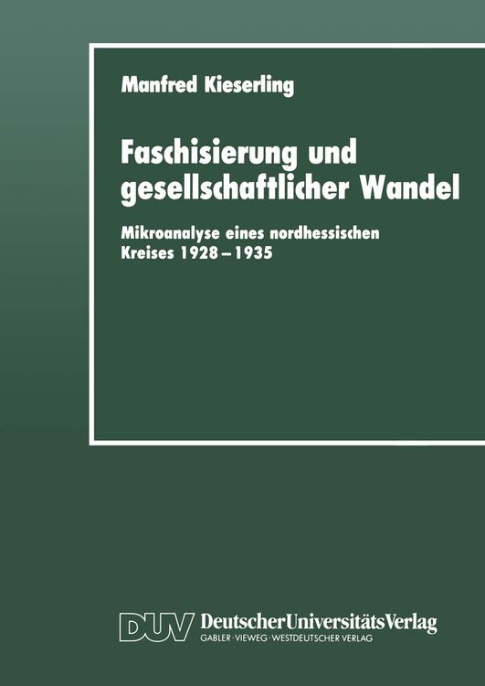 Produktbild: Faschisierung und gesellschaftlicher Wandel