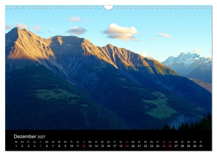 Produktbild: Faszinierende Gletscherwelt - entlang des Gro&szlig;en Aletsch (Wandkalender 2027 DIN A3 quer), CALVENDO Monatskalender