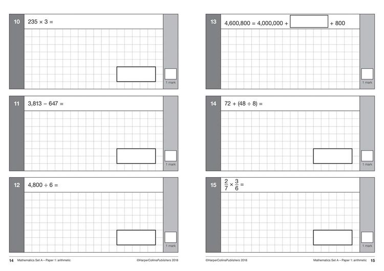 Produktbild: KS2 Maths SATs Practice Papers