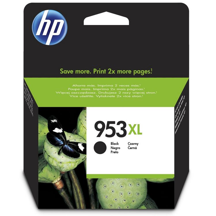 Produktbild: HP 953XL - 42.5 ml - Hohe Ergiebigkeit - Schwarz