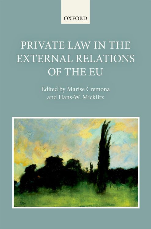 Produktbild: Private Law in the External Relations of the EU