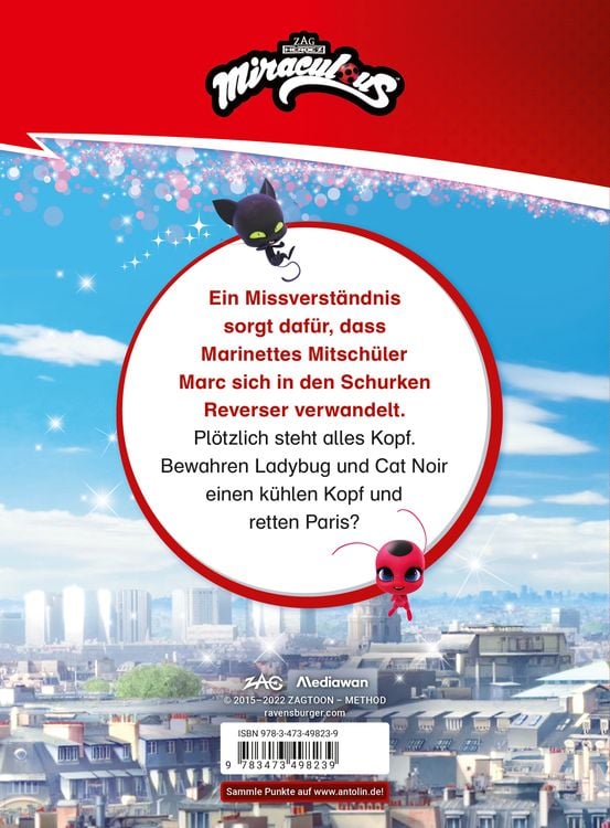 Produktbild: Miraculous - Der zerrissene Traum - Das Erstlesebuch zur Serie