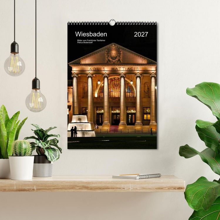 Produktbild: Wiesbaden Kalender 2027 Bilder vom Frankfurter Taxifahrer Petrus (Wandkalender 2027 DIN A3 hoch), CALVENDO Monatskalender