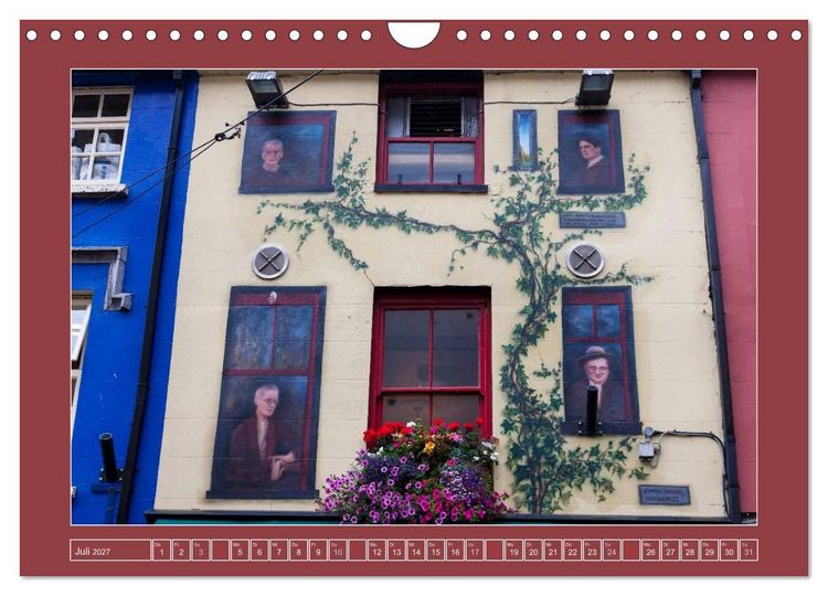 Produktbild: IRLAND - Die sch&ouml;nsten Fassadenmalereien (Wandkalender 2027 DIN A4 quer), CALVENDO Monatskalender