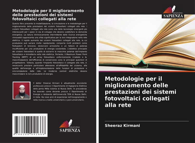 Produktbild: Metodologie per il miglioramento delle prestazioni dei sistemi fotovoltaici collegati alla rete