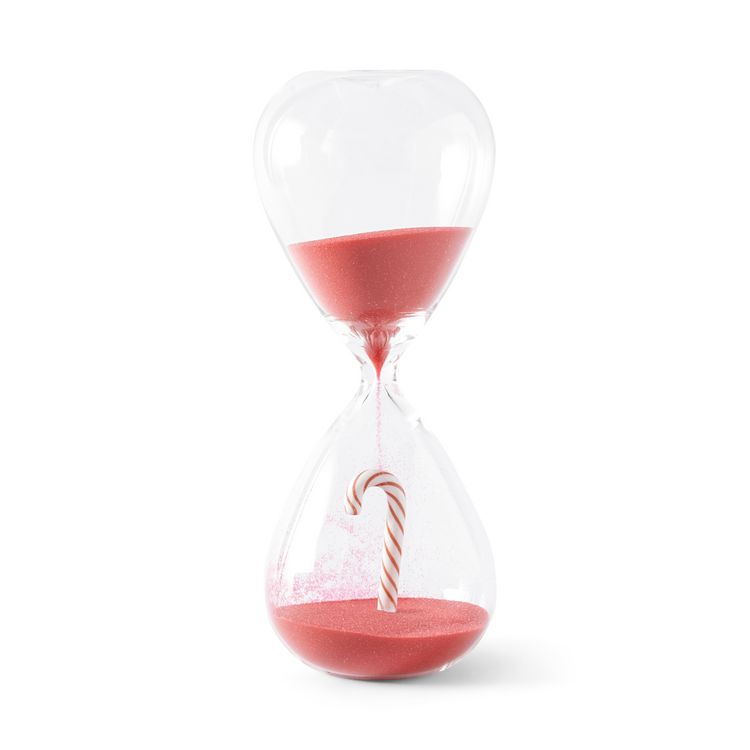Produktbild: Sanduhr "Candy Cane" rot, 15min
