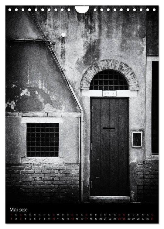 Produktbild: Venice Noir - Das etwas andere Venedig (Wandkalender 2026 DIN A4 hoch), CALVENDO Monatskalender