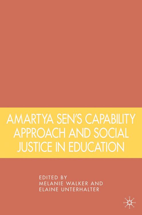 Produktbild: Amartya Sen's Capability Approach and Social Justice in Education