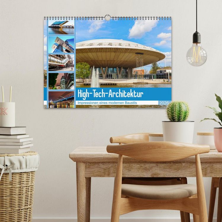Produktbild: High-Tech-Architektur - Impressionen eines modernen Baustils (Wandkalender 2026 DIN A3 quer), CALVENDO Monatskalender