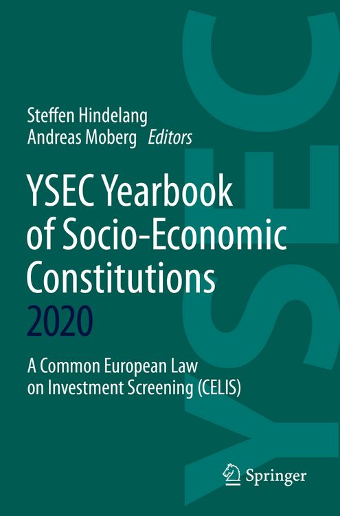 Produktbild: YSEC Yearbook of Socio-Economic Constitutions 2020
