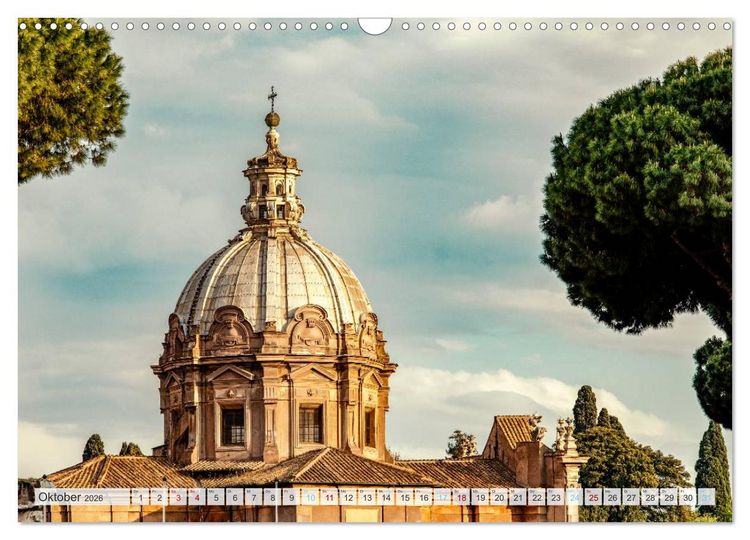 Produktbild: Italienisches Stadtgefl&uuml;ster, Rom - Mailand - Florenz (Wandkalender 2026 DIN A3 quer), CALVENDO Monatskalender