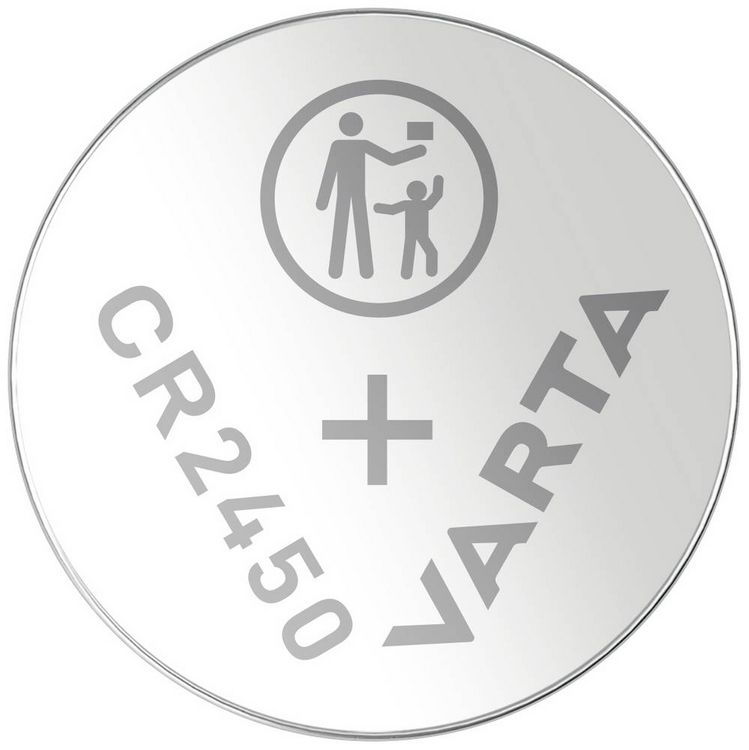Produktbild: Varta Knopfzelle CR2450 3 V 1 St. 570 mAh Lithium LITHIUM Coin CR2450 Bli 1