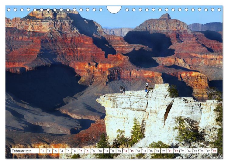 Produktbild: Grand Canyon, Nationalpark (Wandkalender 2026 DIN A4 quer), CALVENDO Monatskalender