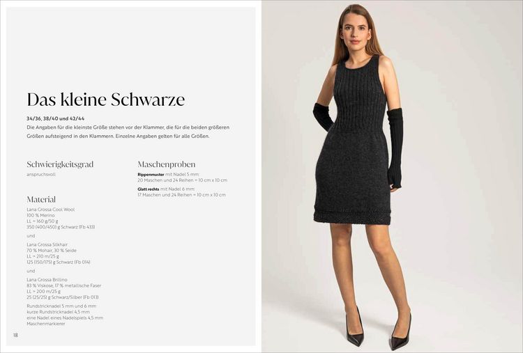 Produktbild: Ganz in Schwarz &ndash; Mode und Accessoires stricken in der edelsten Farbe der Welt