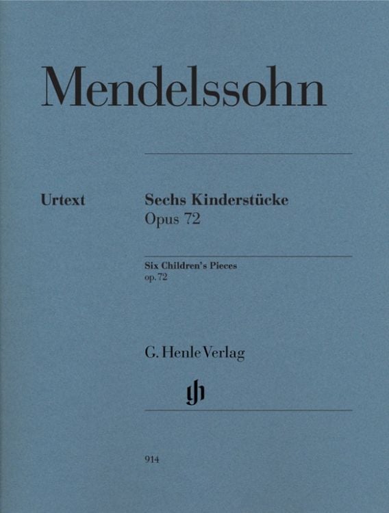 Produktbild: Felix Mendelssohn Bartholdy - Sechs Kinderstücke op. 72